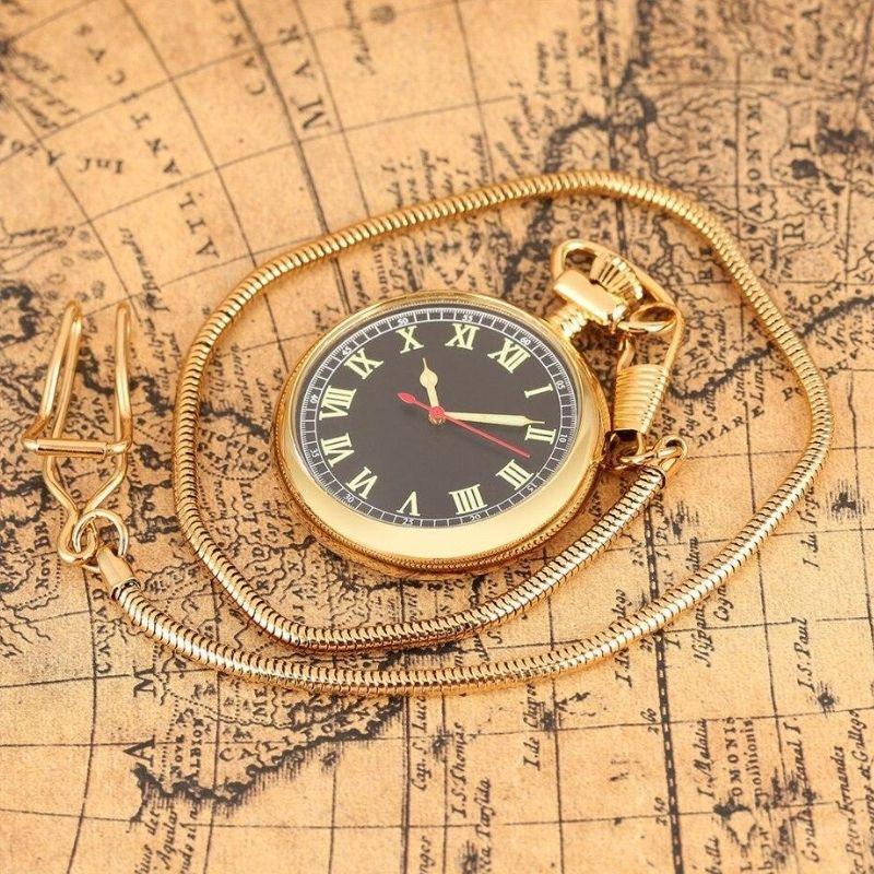 Montre steampunk neuve format poche