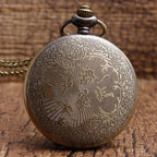Montre tête de mort de poche