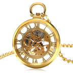 Montre transparente à gousset style steampunk