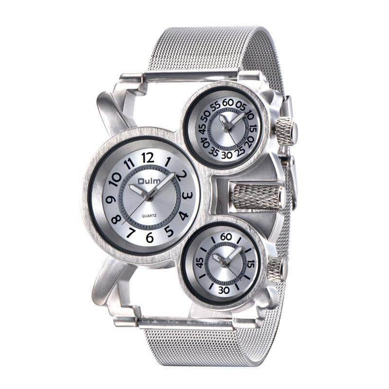 Montre trois cadrans steampunk pour homme