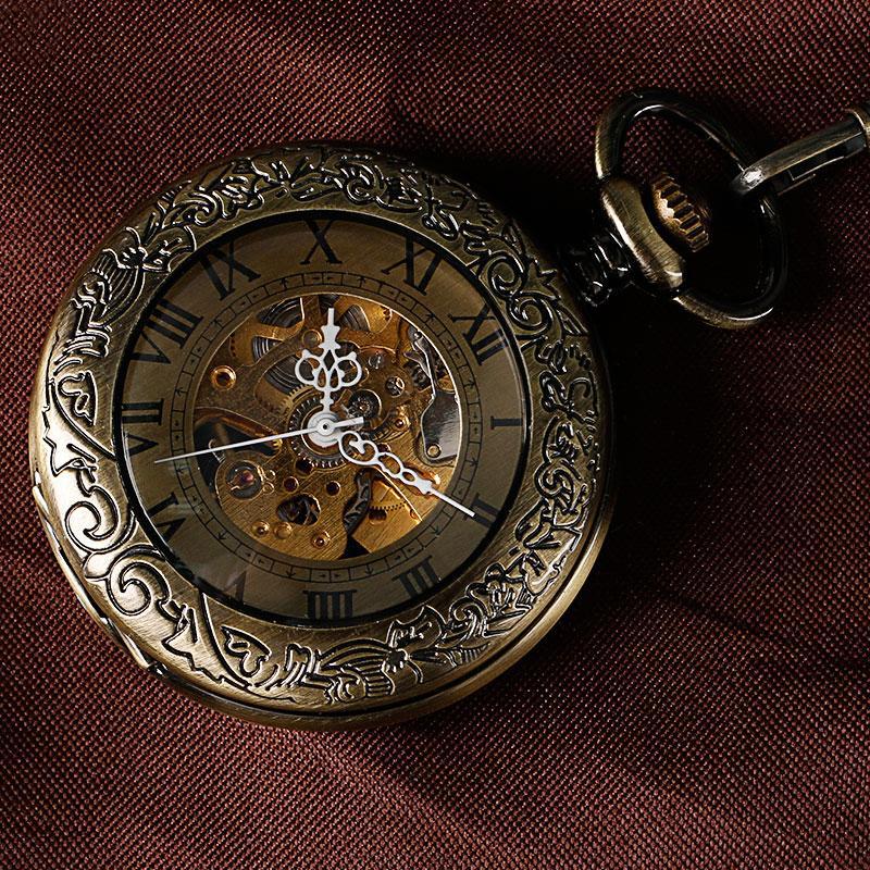 Montres homme à gousset style steampunk