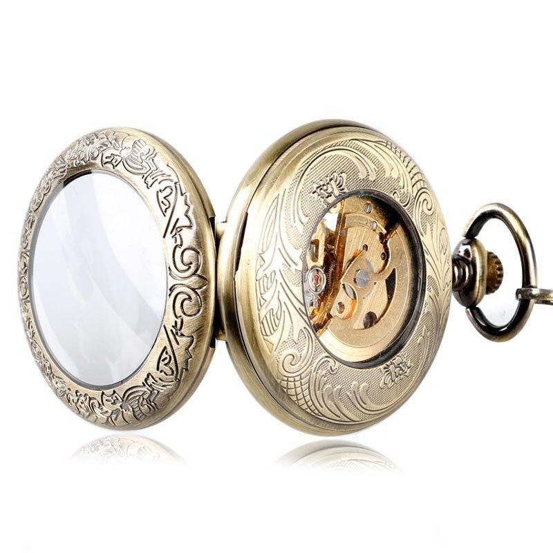 Montres masculines de poche au style steampunk