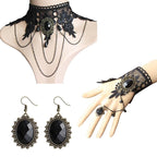 Pack de bracelets gothiques pour femme