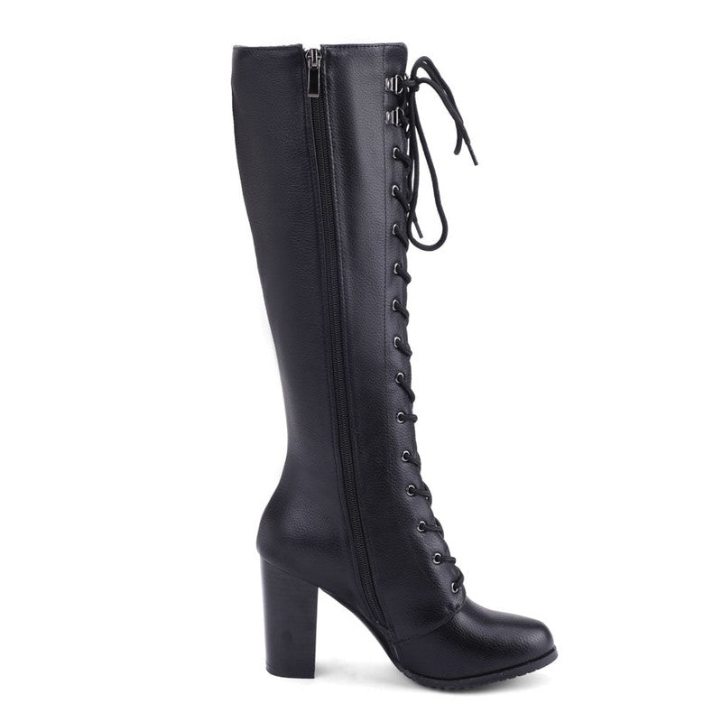 Paire de bottes rétro noires