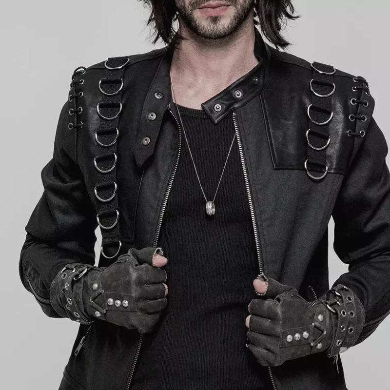 Paire de gants steampunk pour homme