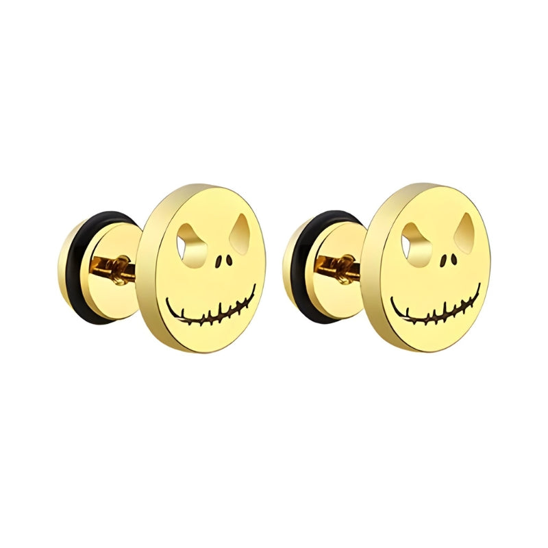Paire de petites boucles d'oreilles steampunk