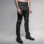 Pantalon à taille haute d'inspiration steampunk vintage