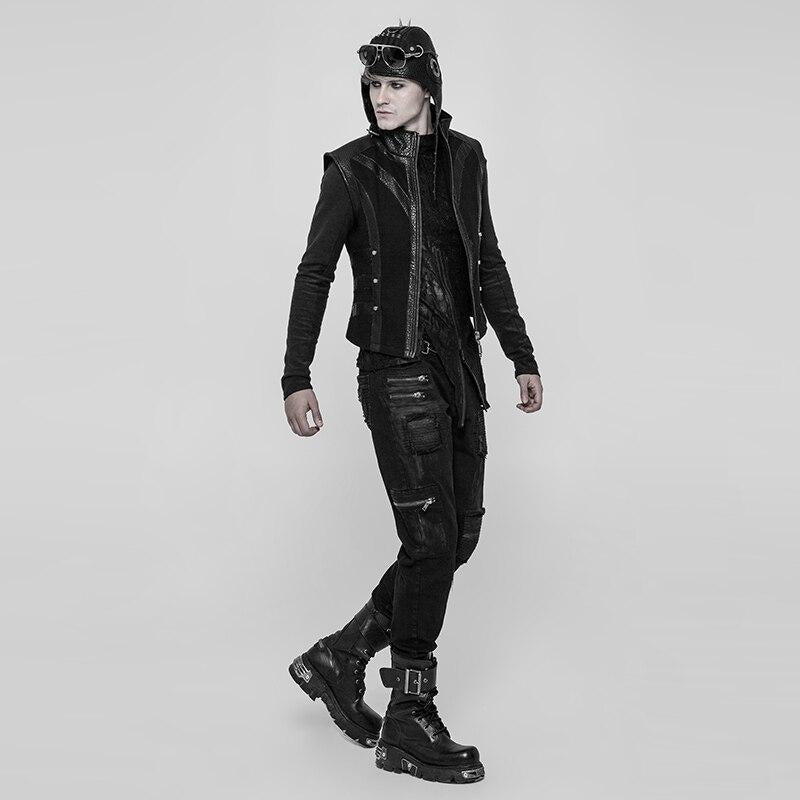 Pantalon au style punk