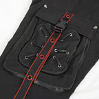 Pantalon cargo au look rock métal