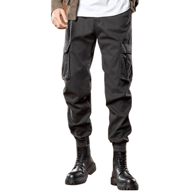 Pantalon cargo au style punk