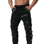 Pantalon cargo avec chaînes