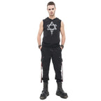 Pantalon cargo rock métal