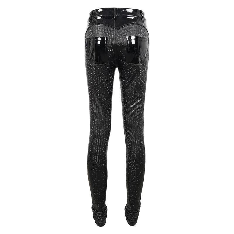 Pantalon de femme style rock gothique
