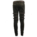 Pantalon de style punk brun