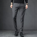 Pantalon de tweed gris homme