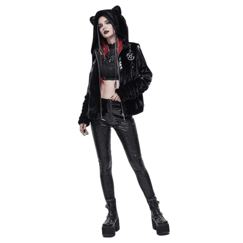 Pantalon femme au style rock gothique