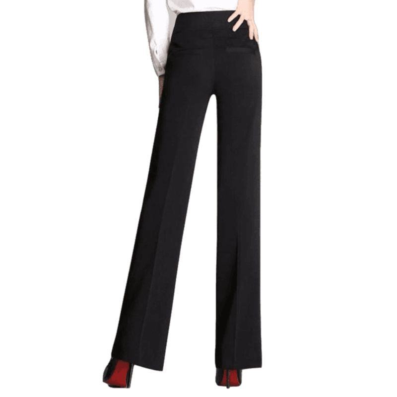 Pantalon femme vintage à taille haute