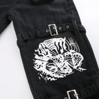 Pantalon gothique aux influences cyber steampunk