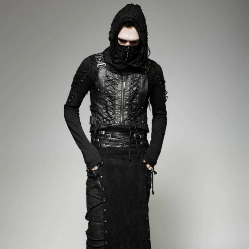 Pantalon gothique façon jupe