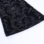 Pantalon gothique féminin de couleur noire
