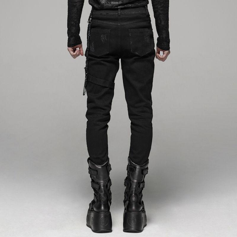 Pantalon gothique punk destiné aux hommes