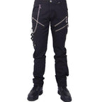 Pantalon gothique steampunk à chaîne