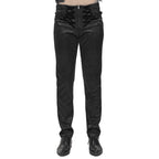 Pantalon gothique victorien noir