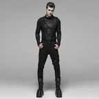 Pantalon homme au style punk gothique