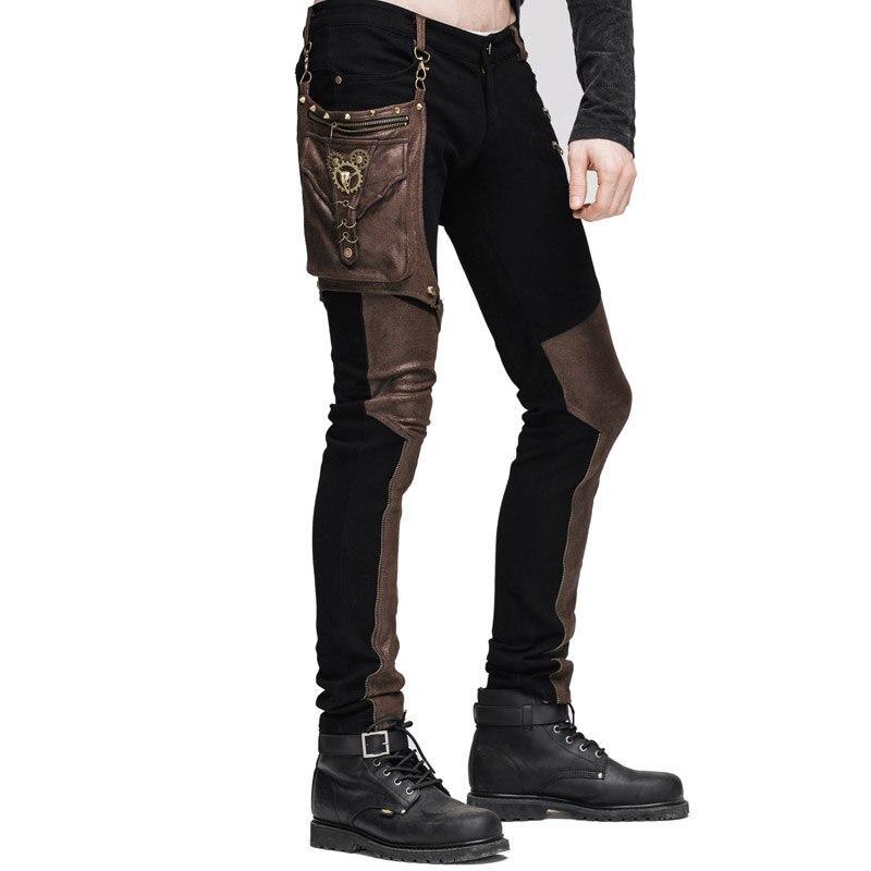Pantalon homme de style gothique steampunk