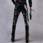 Pantalon homme gothique en simili