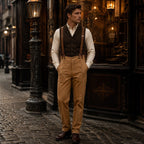 Pantalon homme victorien à pince