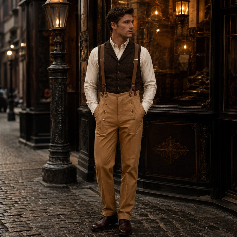 Pantalon homme victorien à pince