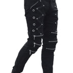 Pantalon homme zippé de style punk