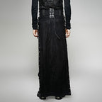 Pantalon-jupette d’inspiration gothique