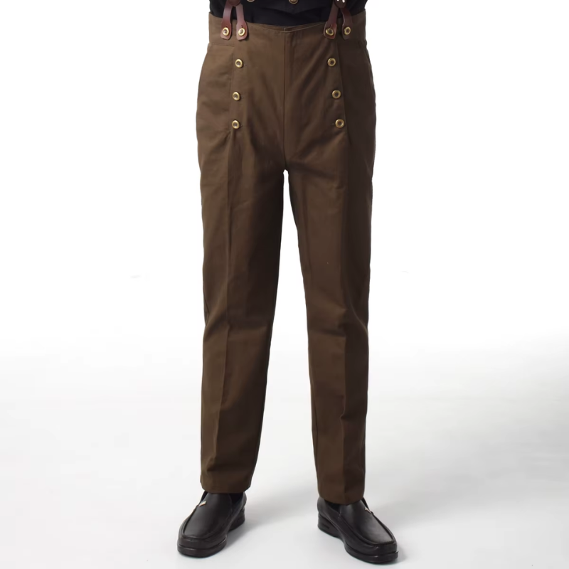Pantalon masculin à pince de style victorien