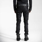 Pantalon militaire au look punk