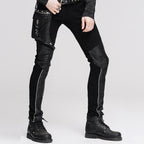 Pantalon pour homme au style steampunk gothique