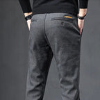 Pantalon pour homme en tweed gris