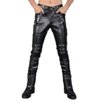 Pantalon punk en simili