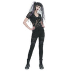 Pantalon punk gothique pour femme