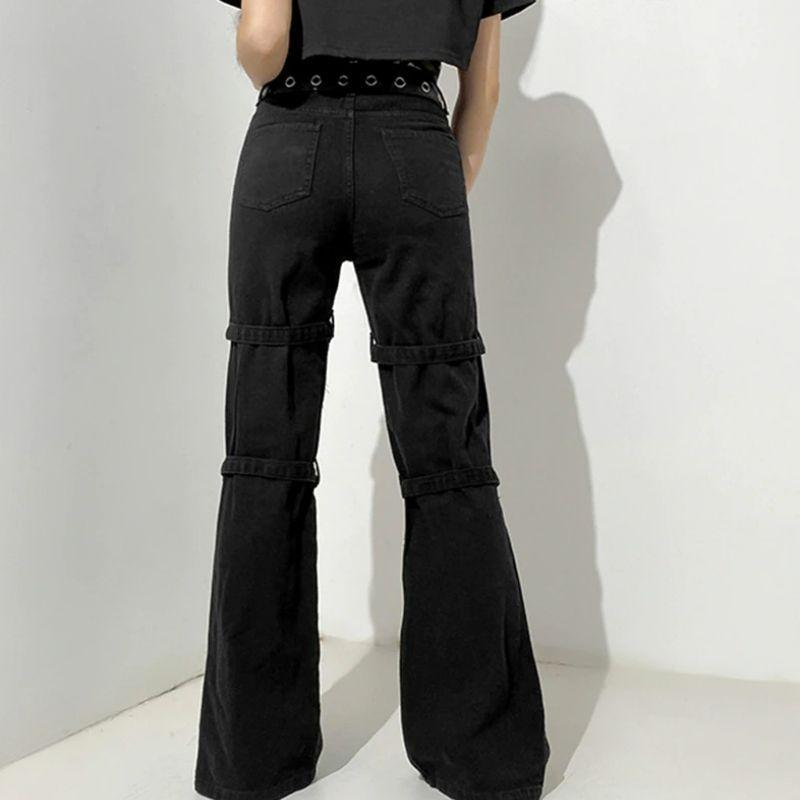 Pantalon steampunk au style cyber gothique