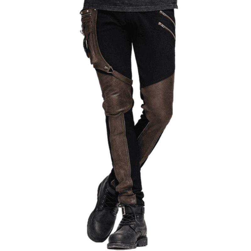 Pantalon steampunk gothique pour homme