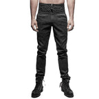Pantalon steampunk vintage à taille haute