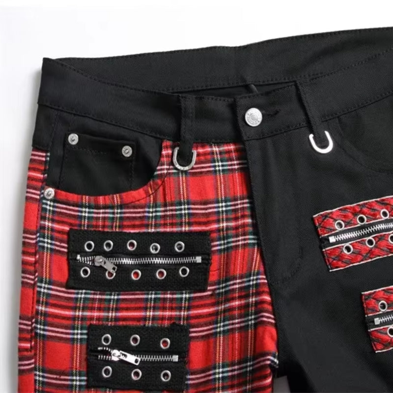 Pantalon style gothique écossais