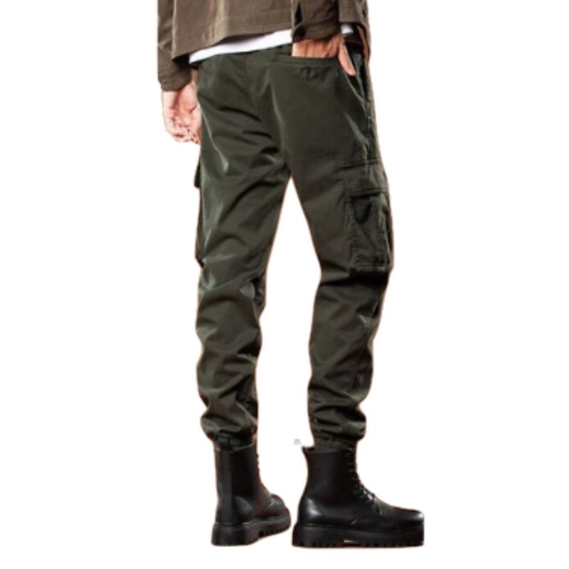 Pantalon style punk coupe cargo