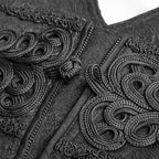 Pantalon style vintage steampunk à taille haute