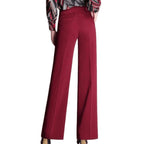 Pantalon taille haute féminin d’inspiration rétro