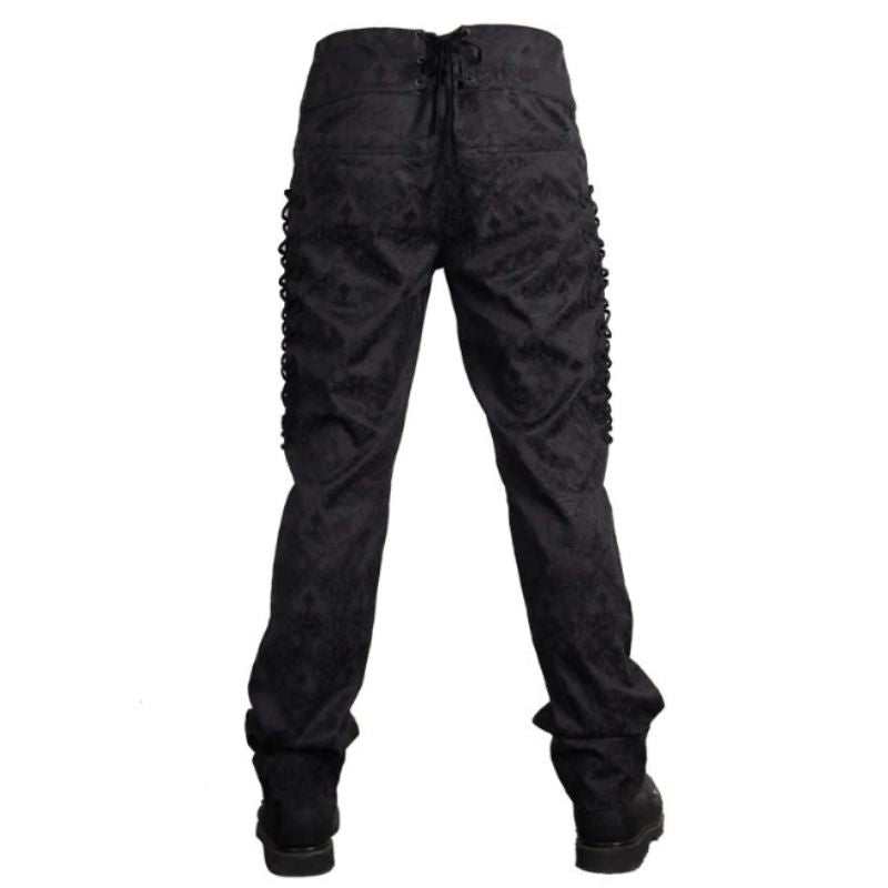 Pantalon victorien à l'esthétique gothique