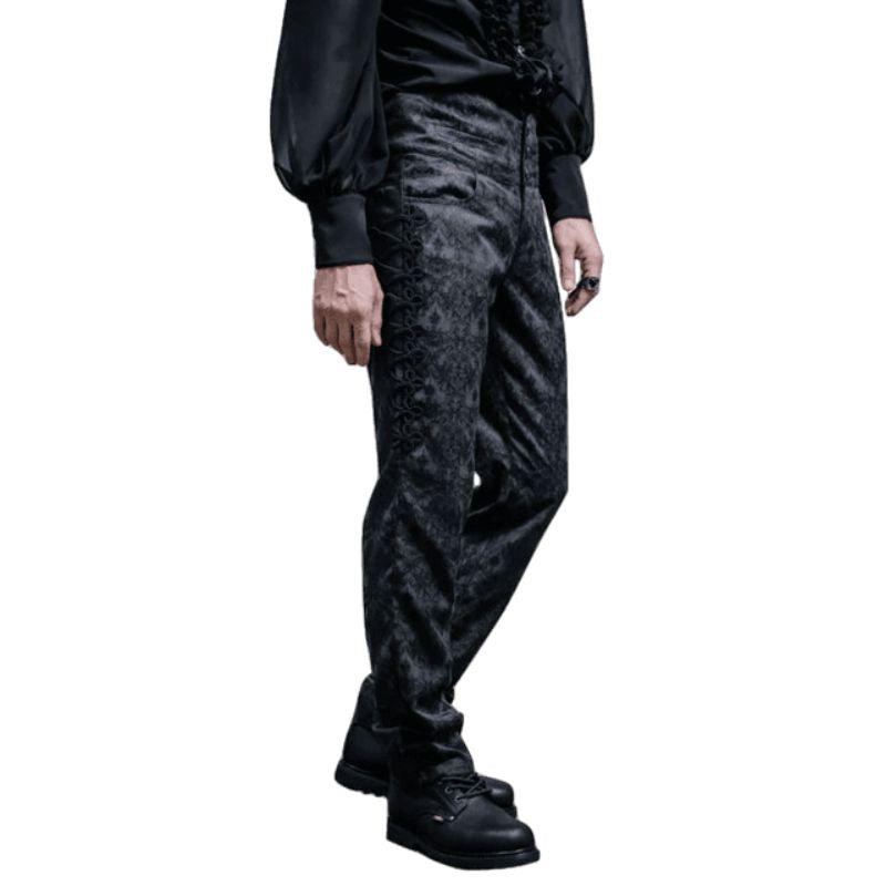 Pantalon victorien d'inspiration gothique