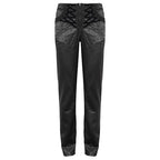 Pantalon victorien noir d’inspiration gothique